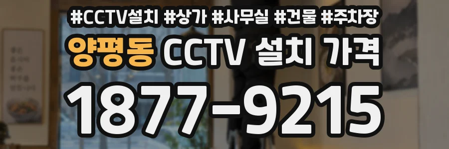 양평동 CCTV 설치 가격