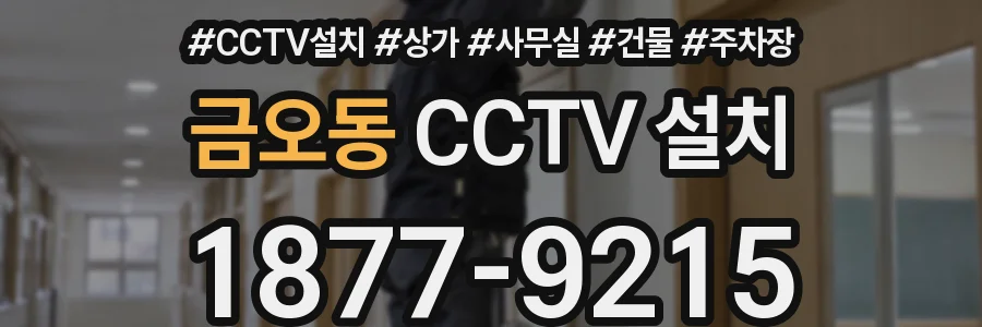 금오동 CCTV 설치