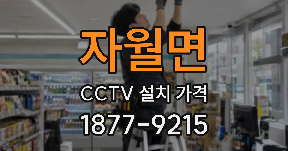 자월면 CCTV 설치 가격