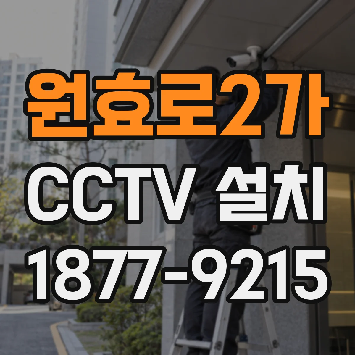 원효로2가 CCTV 설치