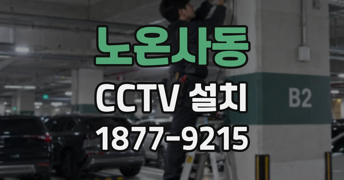 노온사동 CCTV 설치