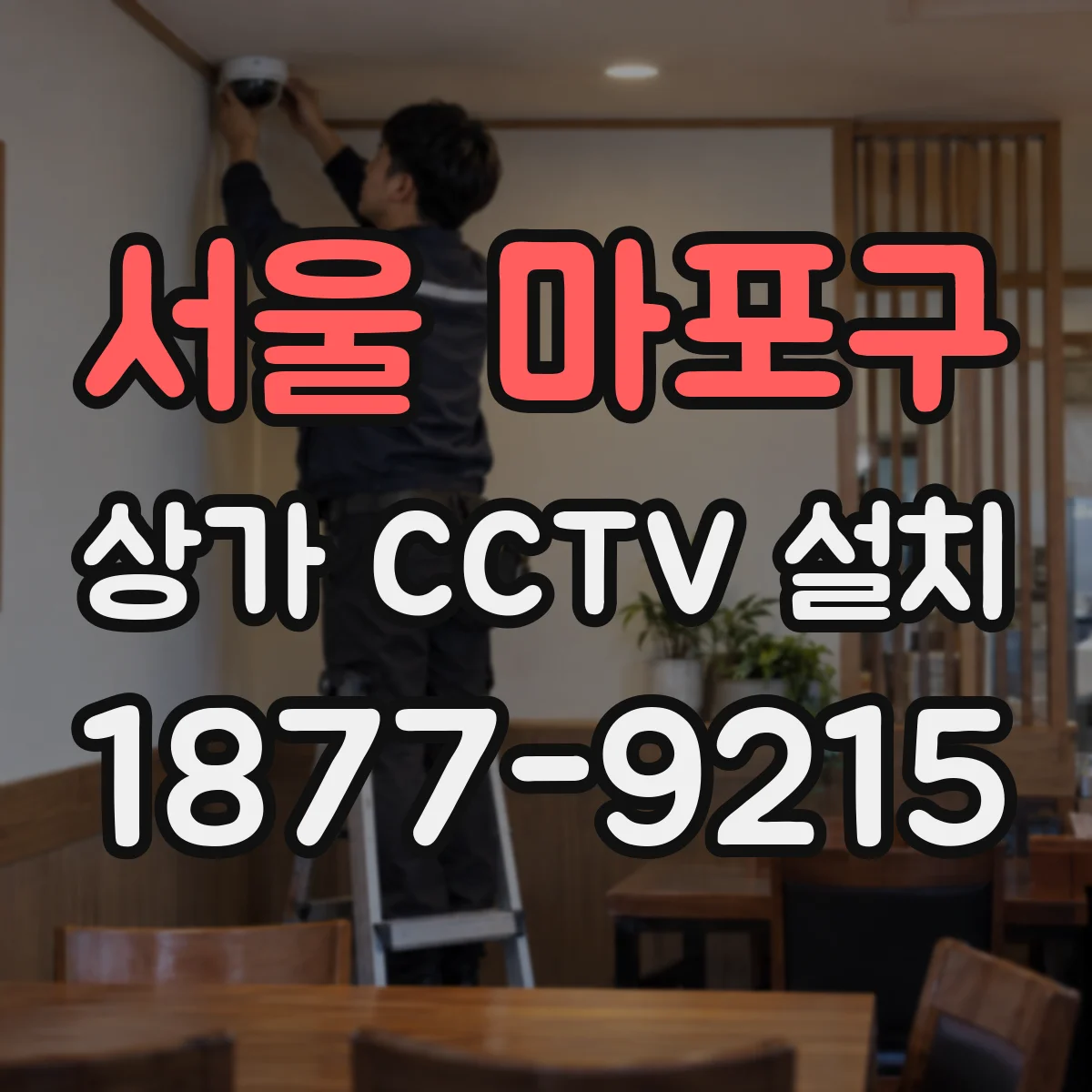 서울 마포구 상가 CCTV 설치