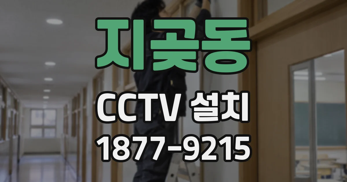 지곶동 CCTV 설치
