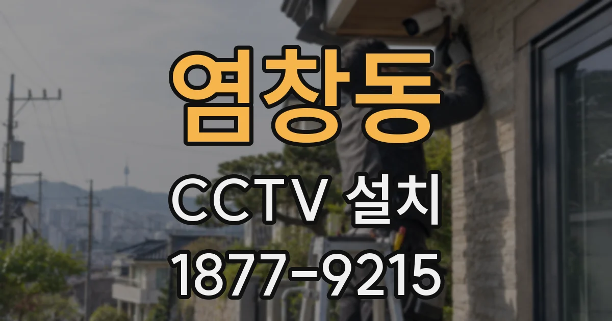염창동 CCTV 설치
