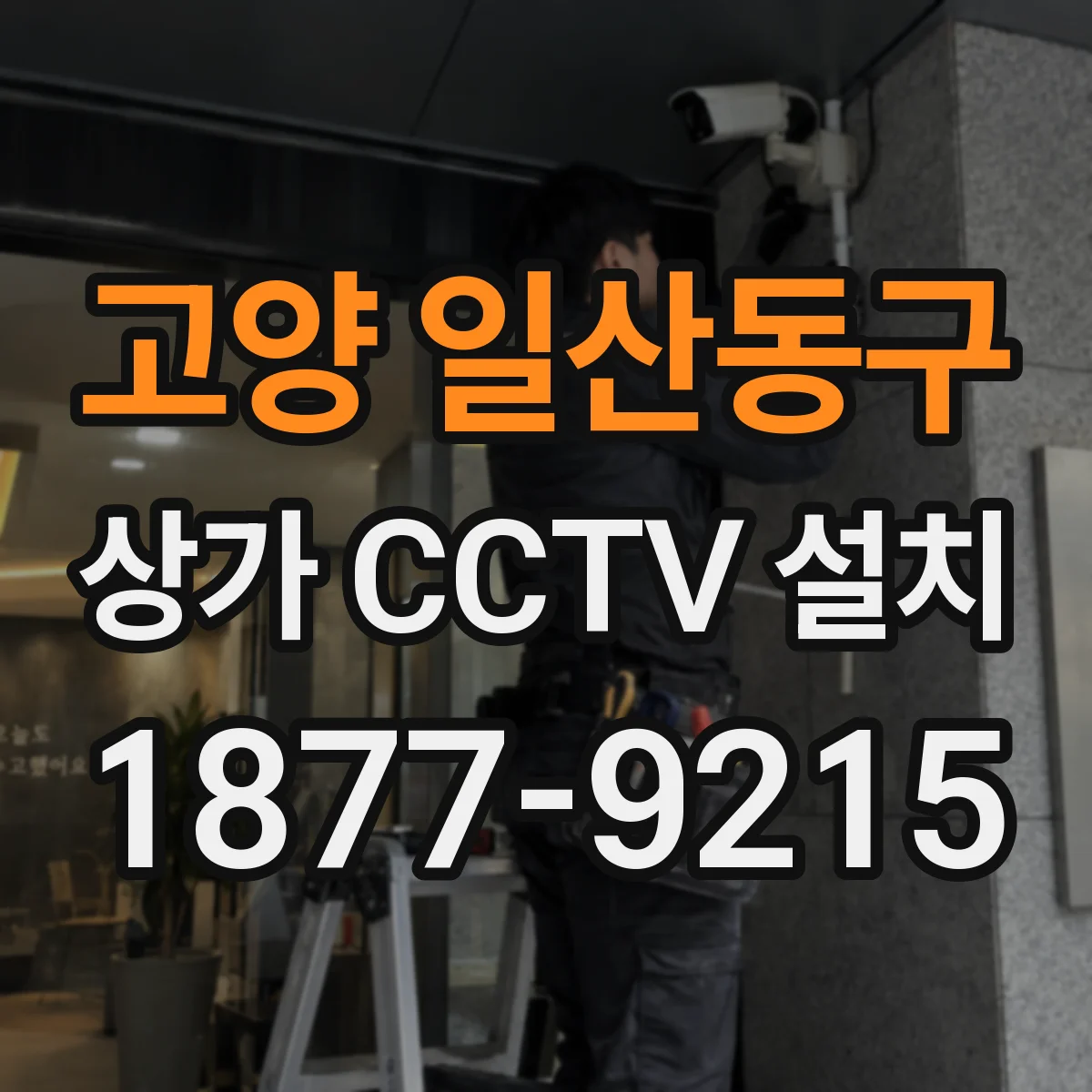 고양 일산동구 상가 CCTV 설치
