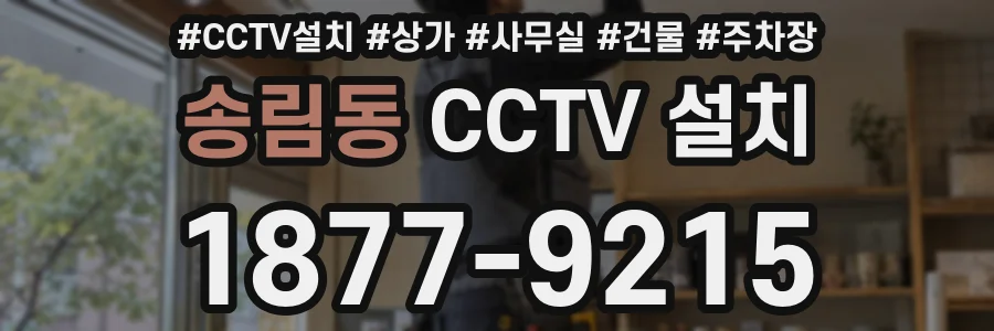 송림동 CCTV 설치