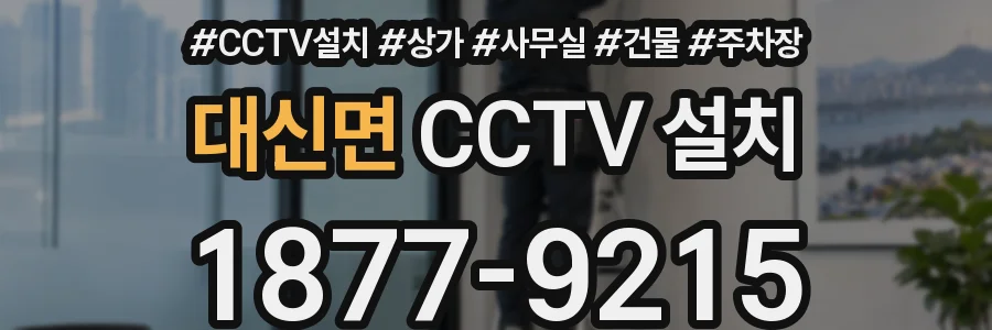 대신면 CCTV 설치