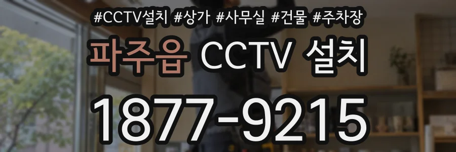 파주읍 CCTV 설치