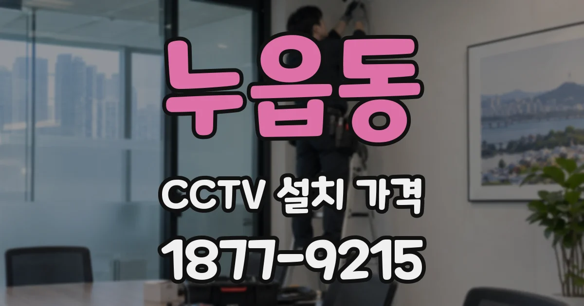 누읍동 CCTV 설치 가격