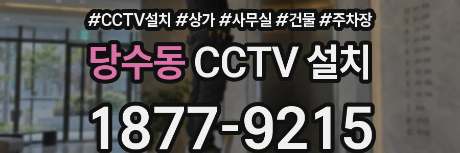 당수동 CCTV 설치