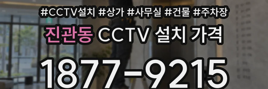 진관동 CCTV 설치 가격