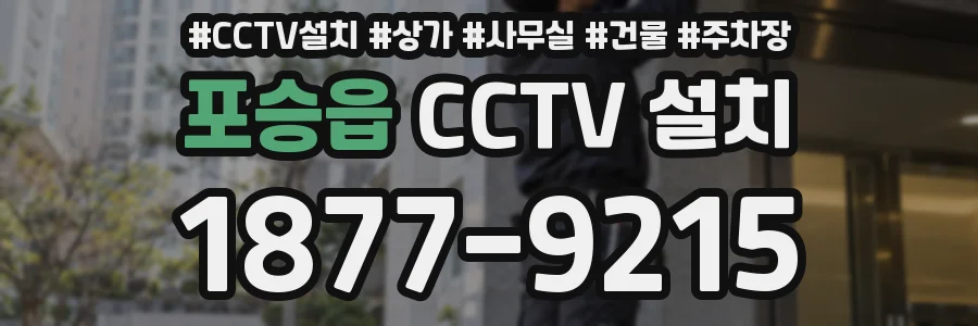 포승읍 CCTV 설치