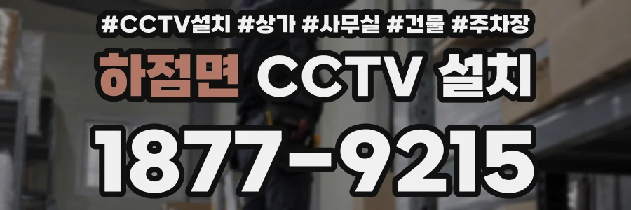 하점면 CCTV 설치