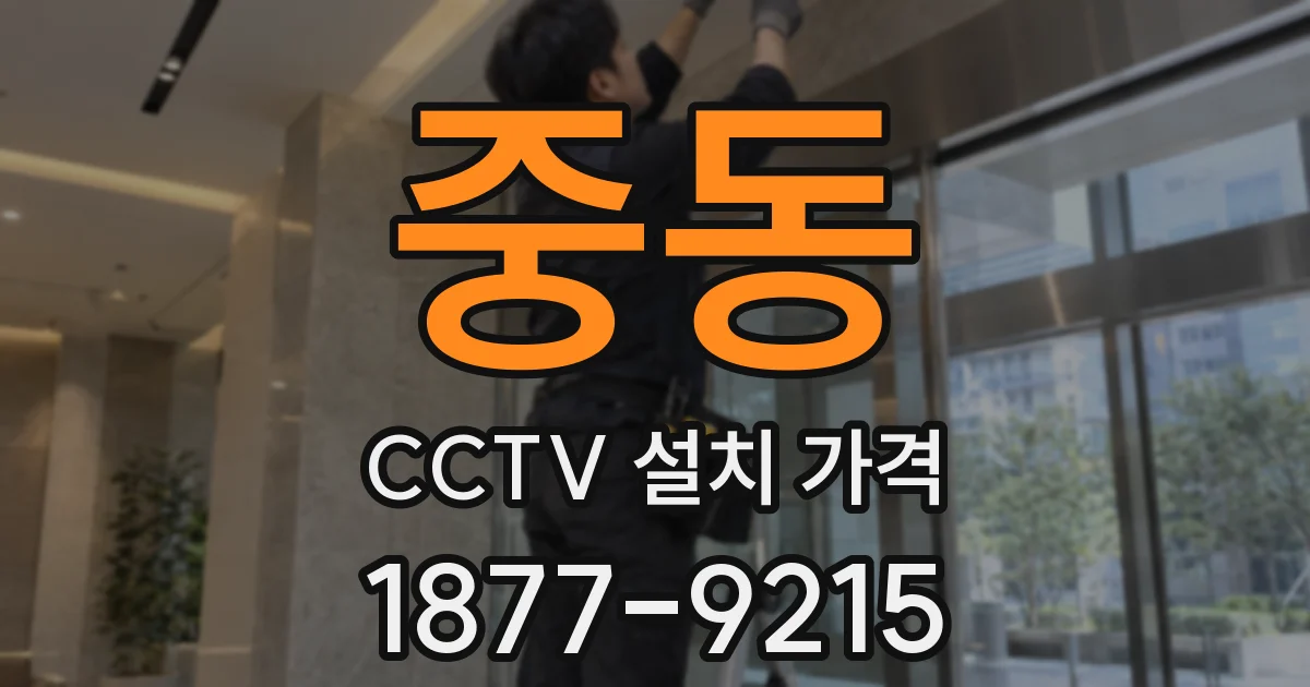 중동 CCTV 설치 가격