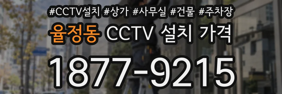 율정동 CCTV 설치 가격