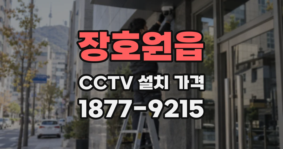 장호원읍 CCTV 설치 가격