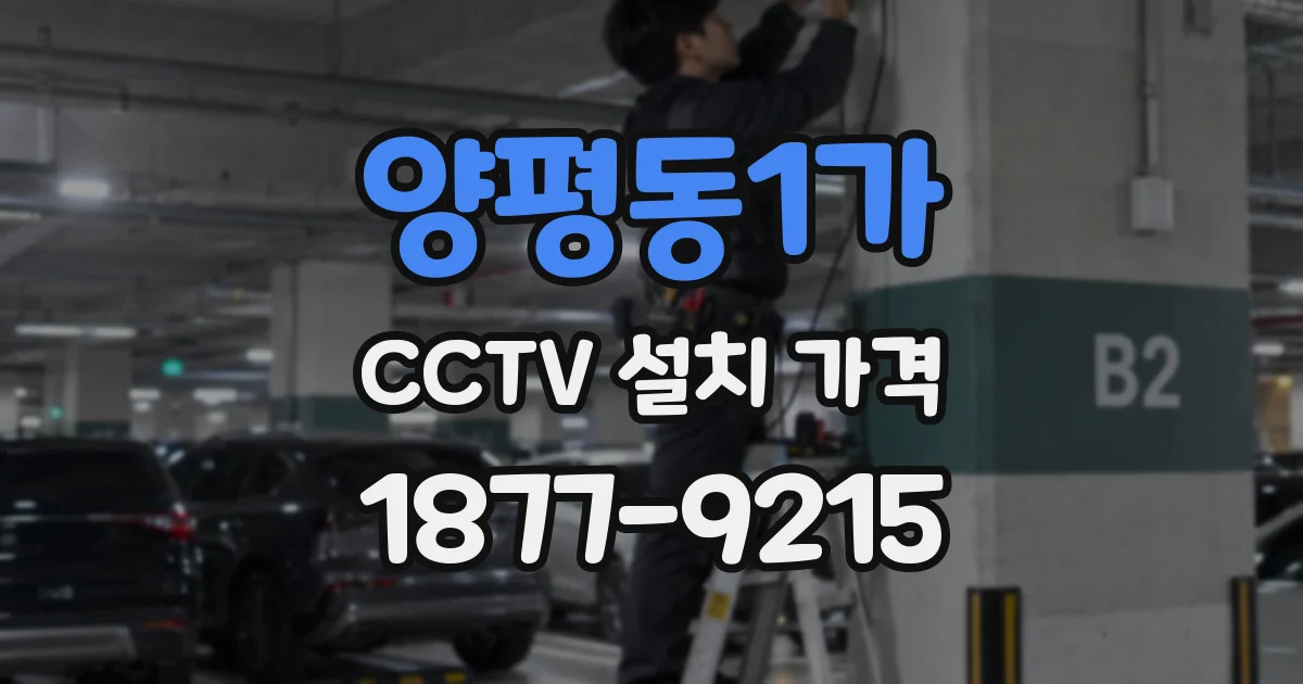 양평동1가 CCTV 설치 가격