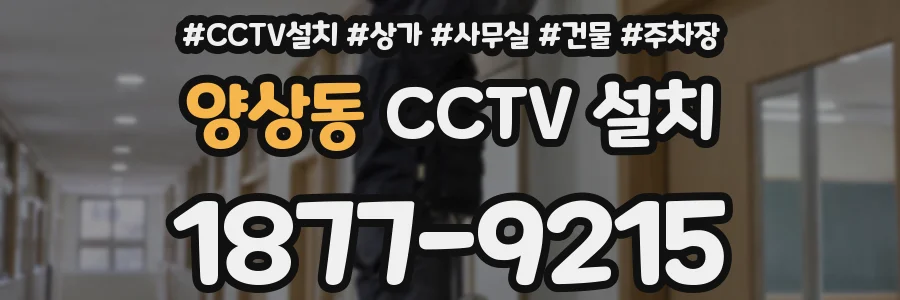 양상동 CCTV 설치