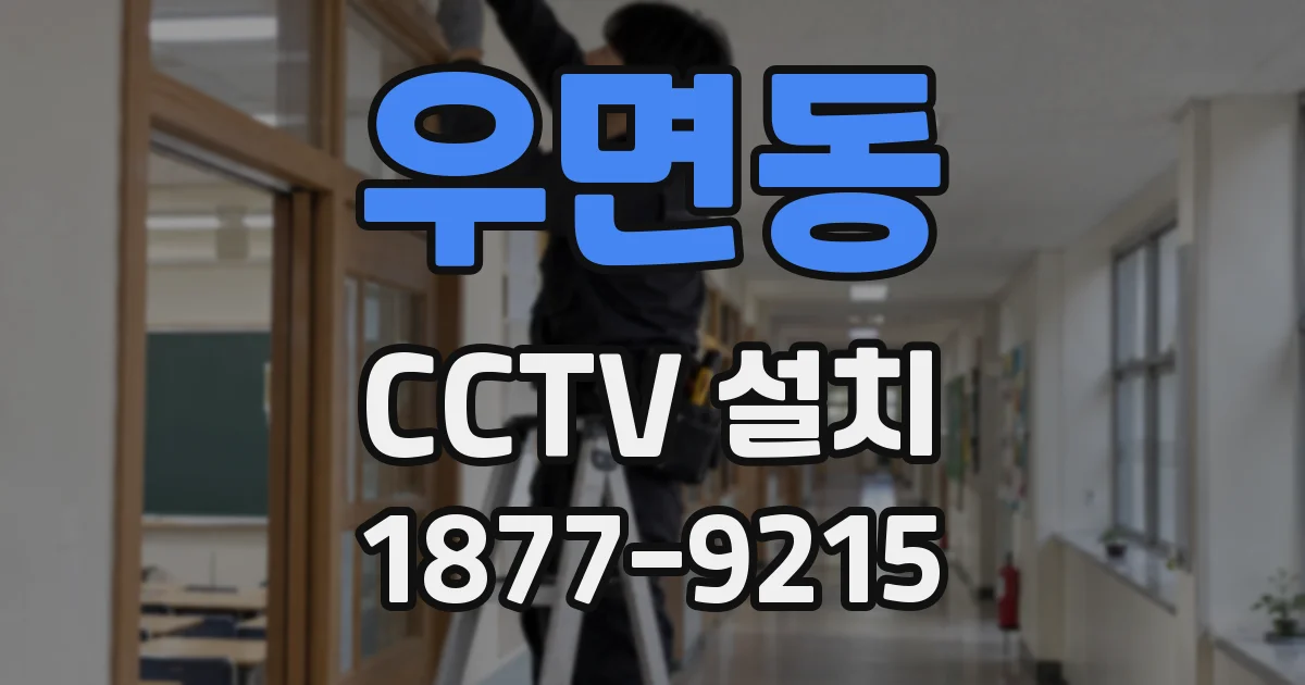 우면동 CCTV 설치