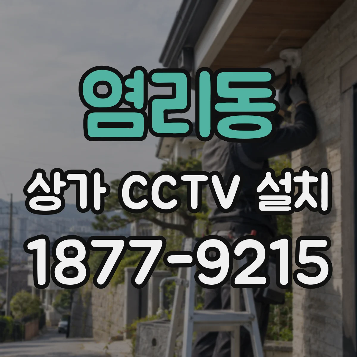 염리동 상가 CCTV 설치
