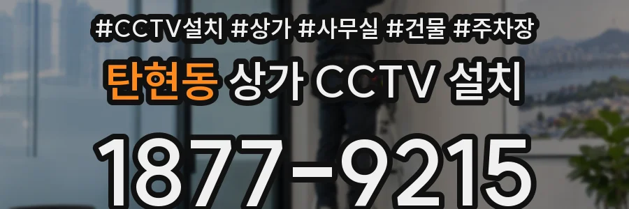 탄현동 상가 CCTV 설치
