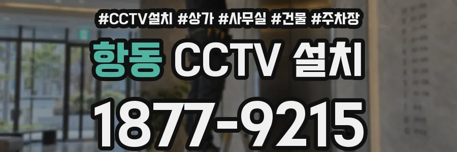 항동 CCTV 설치