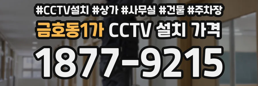 금호동1가 CCTV 설치 가격