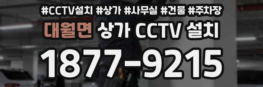 대월면 상가 CCTV 설치