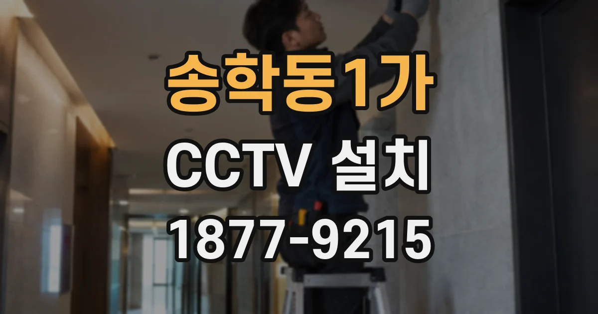 송학동1가 CCTV 설치