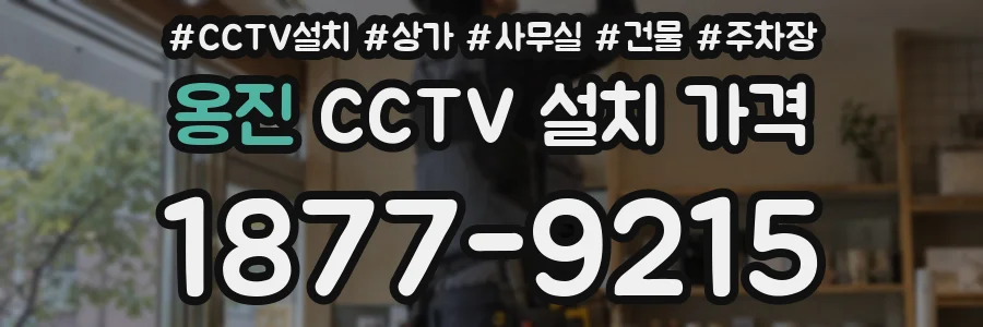 옹진 CCTV 설치 가격