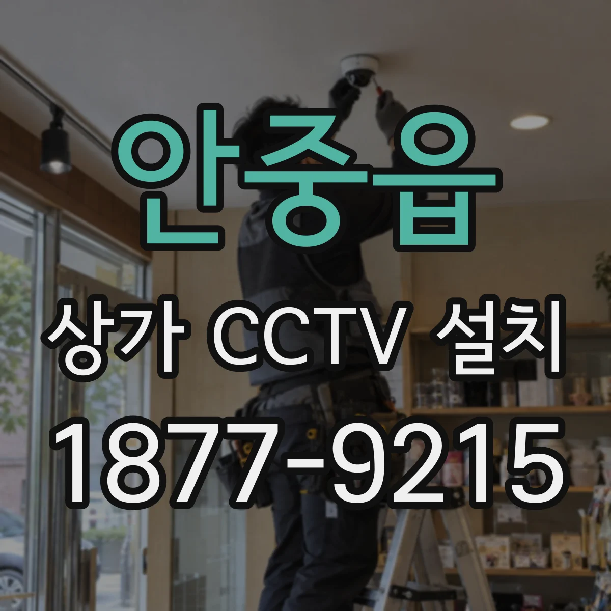 안중읍 상가 CCTV 설치