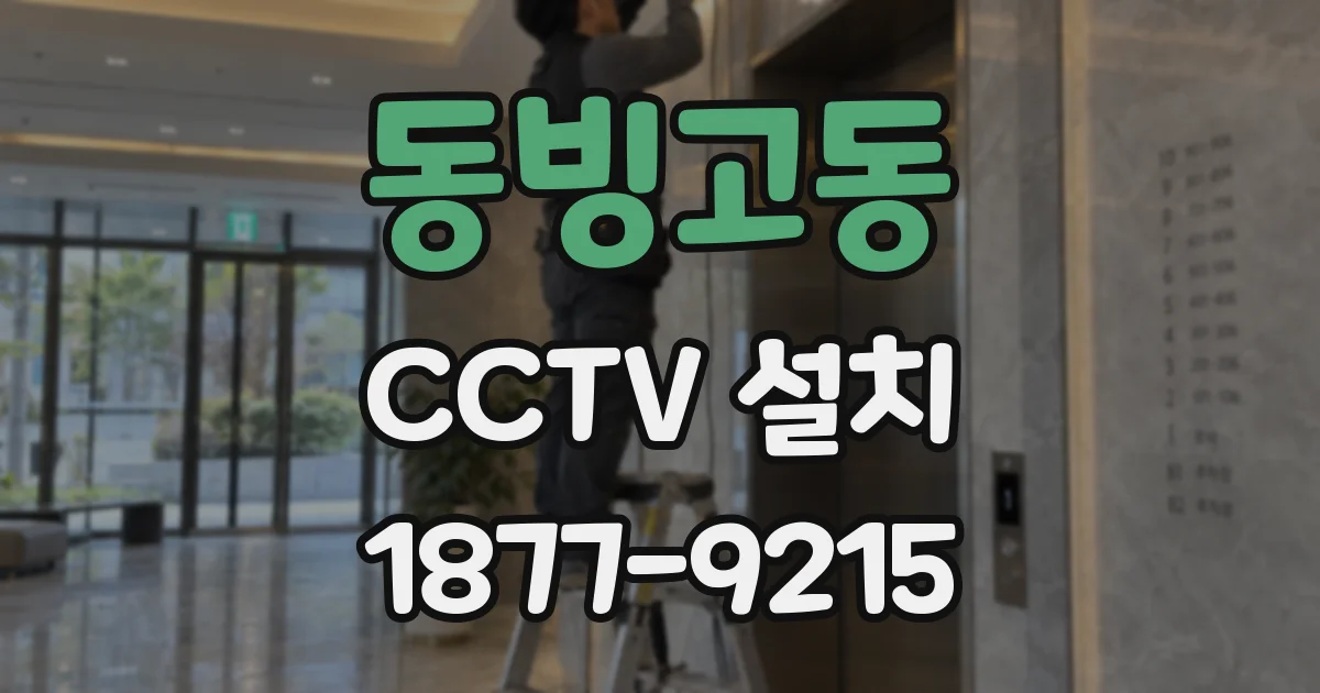 동빙고동 CCTV 설치