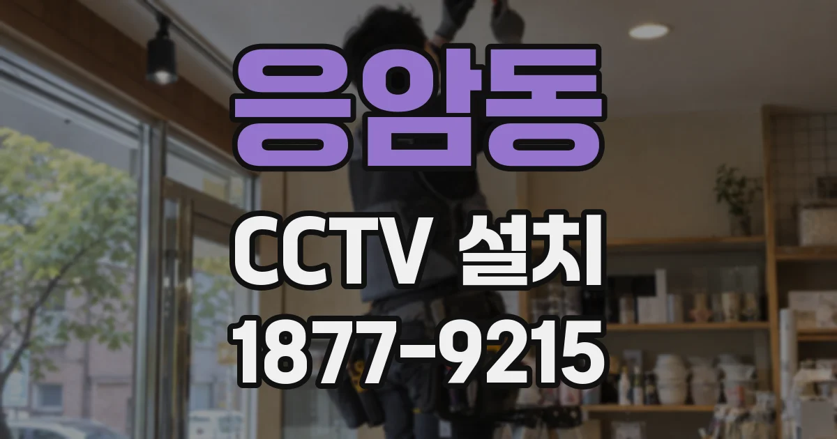 응암동 CCTV 설치