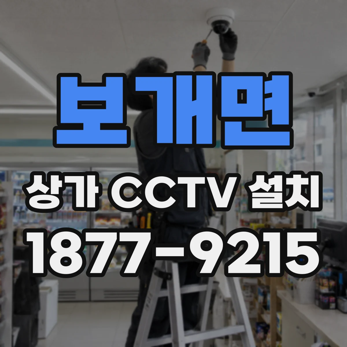 보개면 상가 CCTV 설치