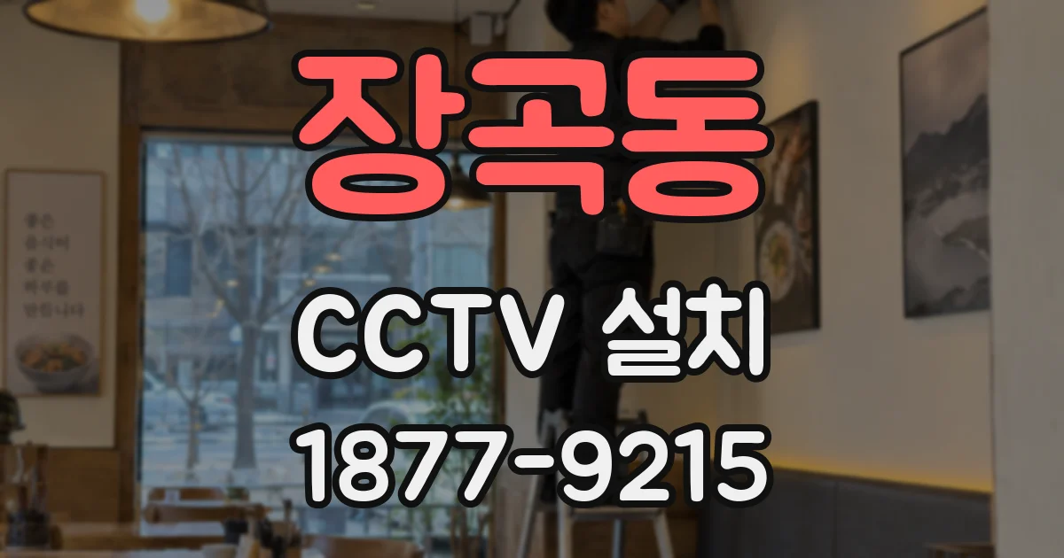 장곡동 CCTV 설치