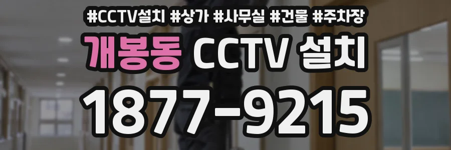 개봉동 CCTV 설치