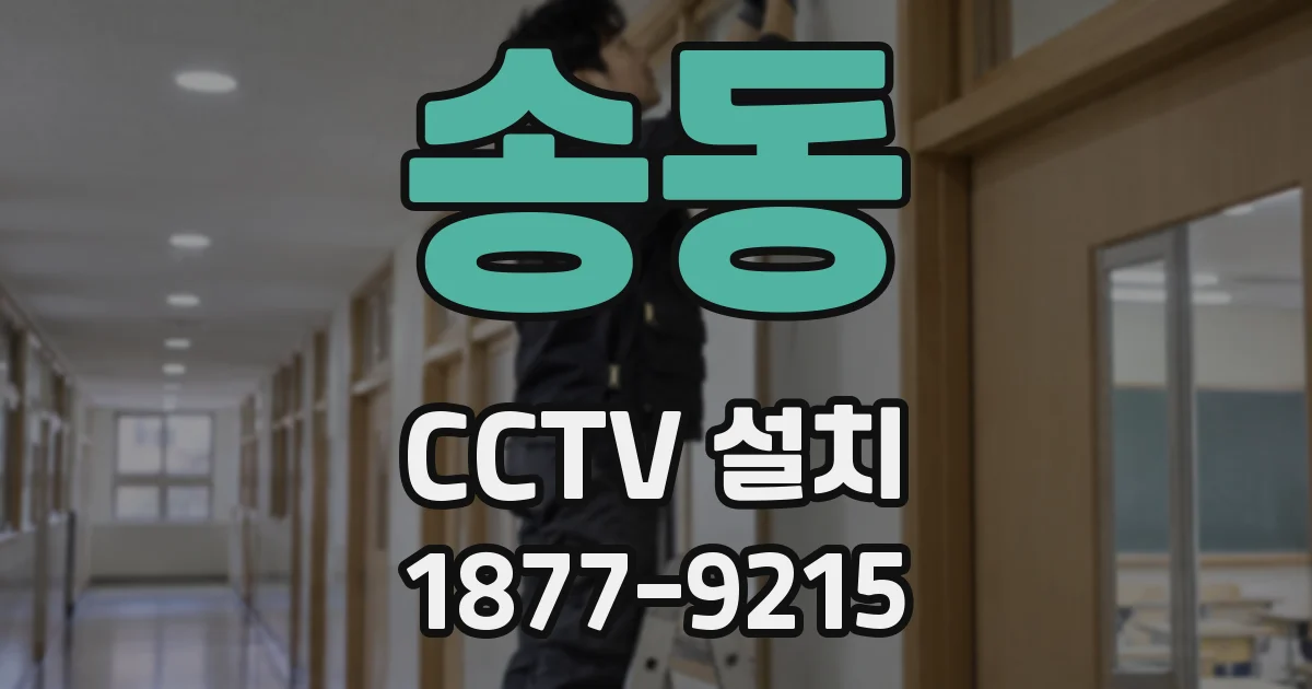 송동 CCTV 설치