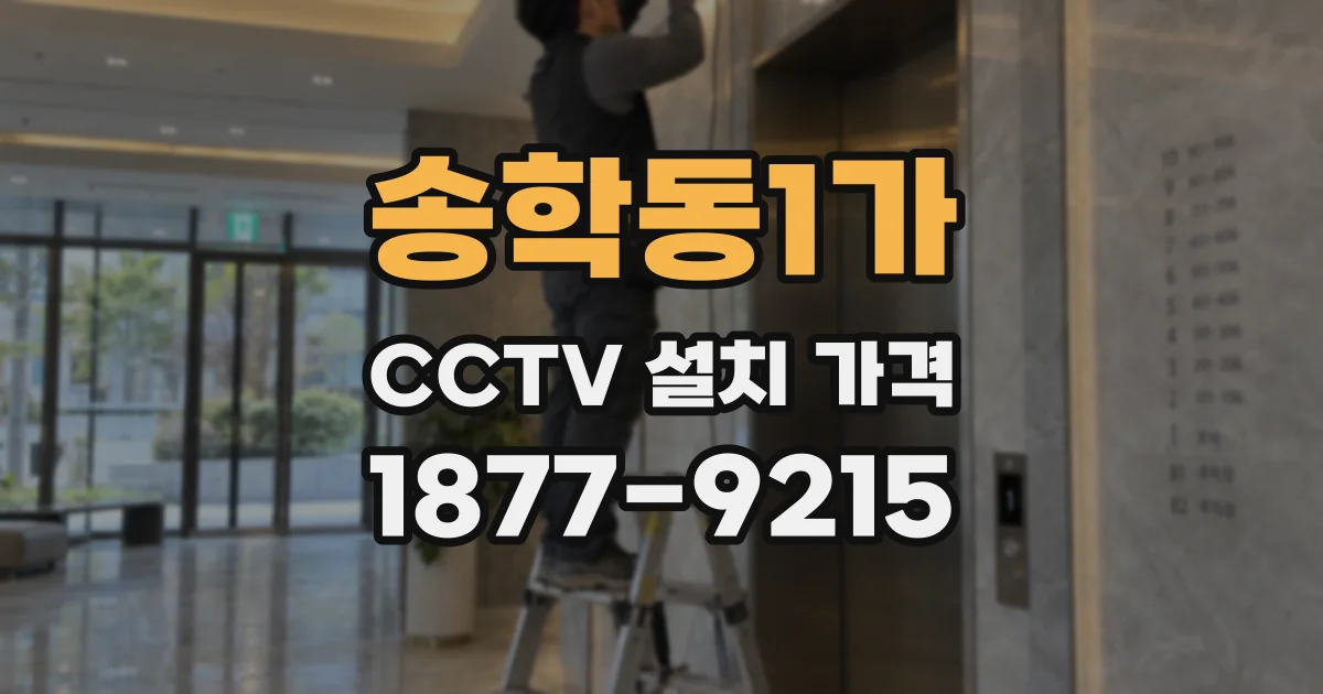 송학동1가 CCTV 설치 가격