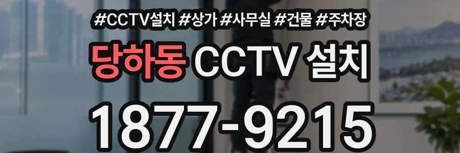 당하동 CCTV 설치