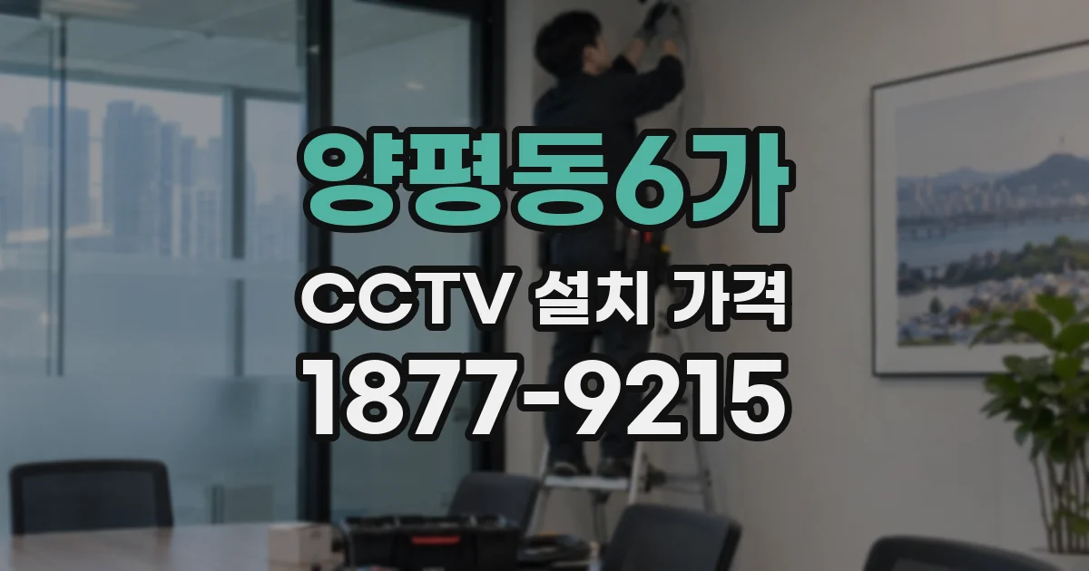 양평동6가 CCTV 설치 가격