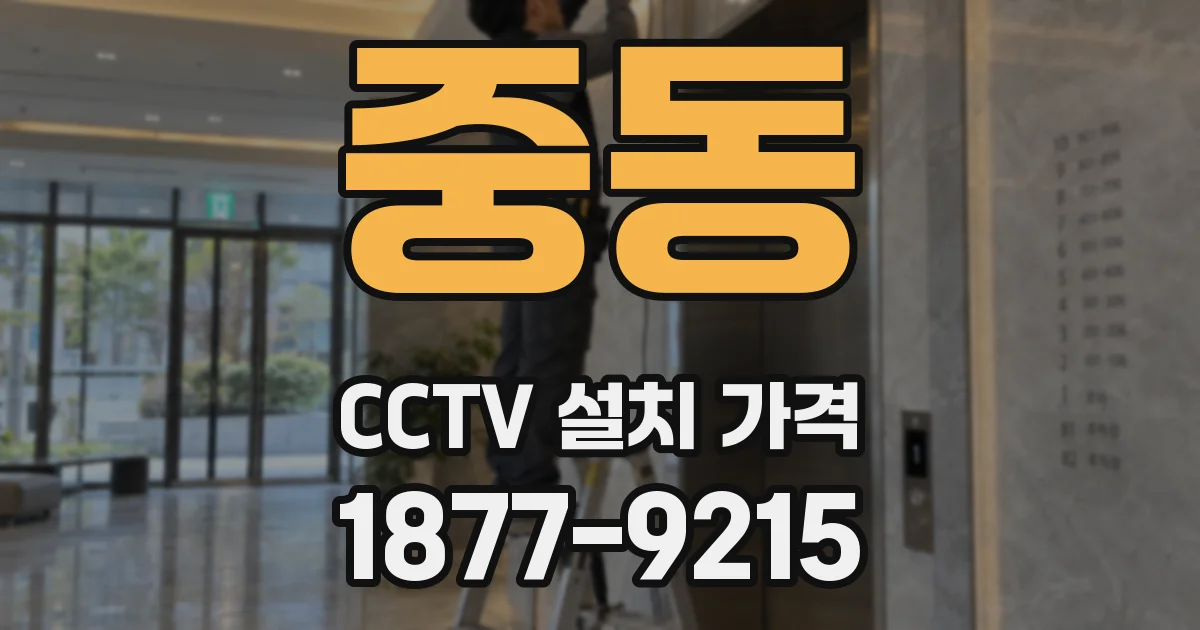 중동 CCTV 설치 가격