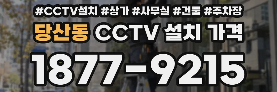 당산동 CCTV 설치 가격