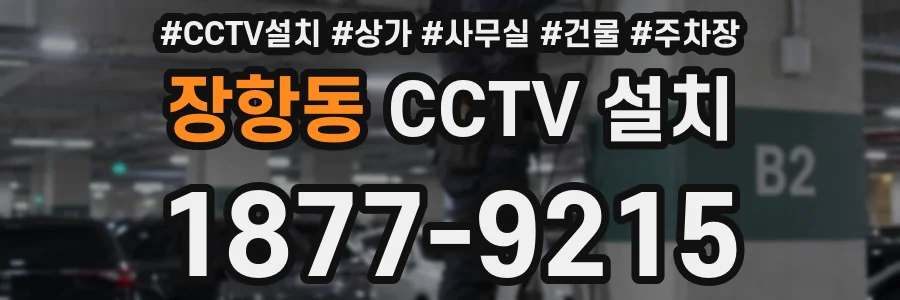 장항동 CCTV 설치