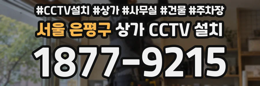 서울 은평구 상가 CCTV 설치
