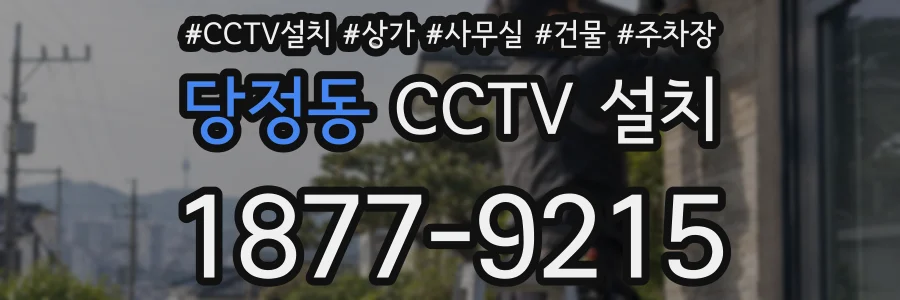 당정동 CCTV 설치