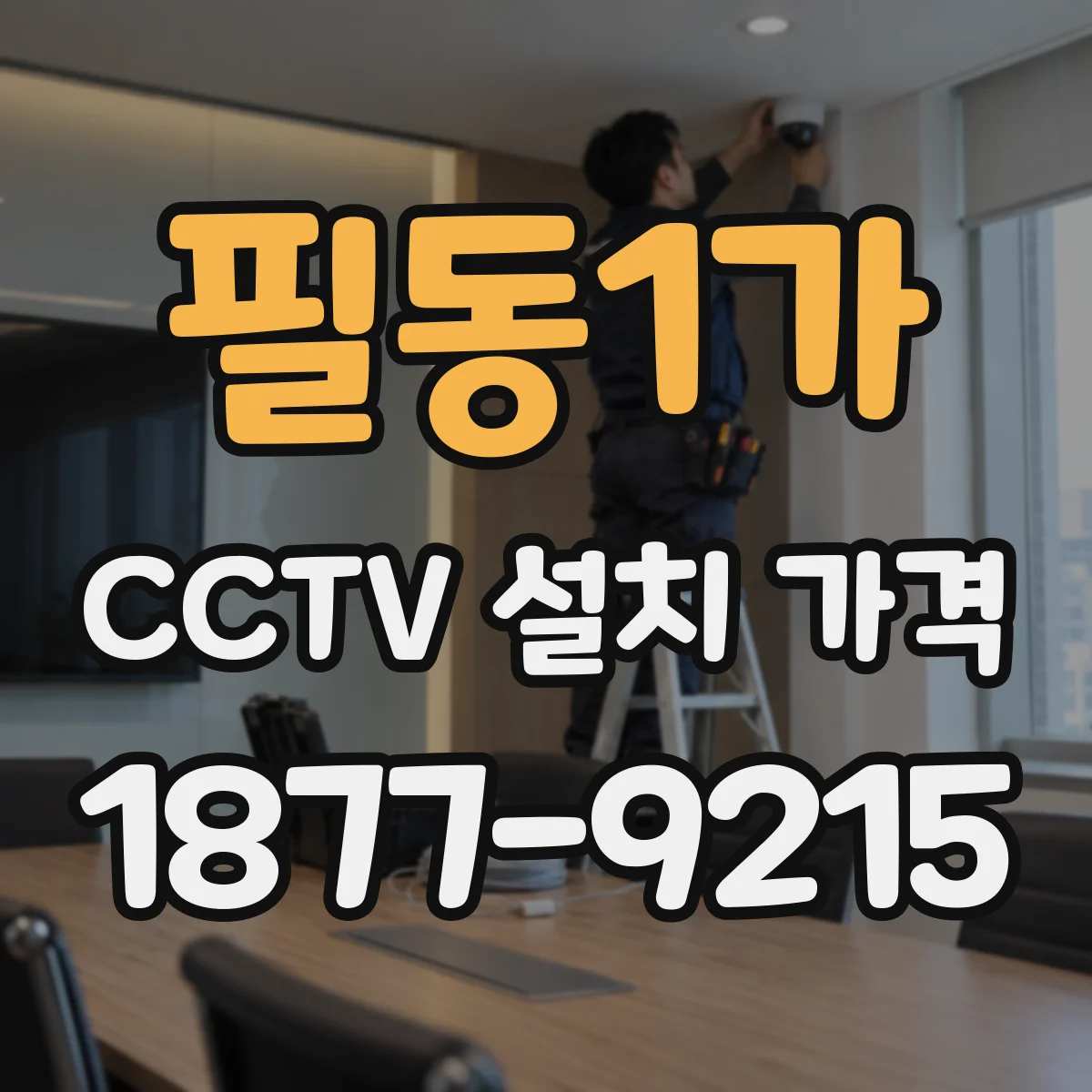 필동1가 CCTV 설치 가격