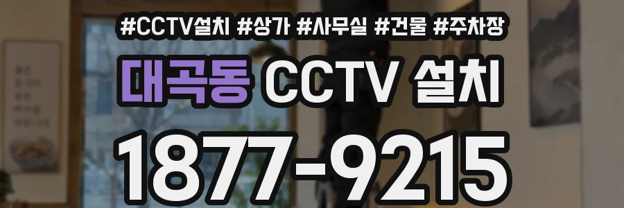 대곡동 CCTV 설치
