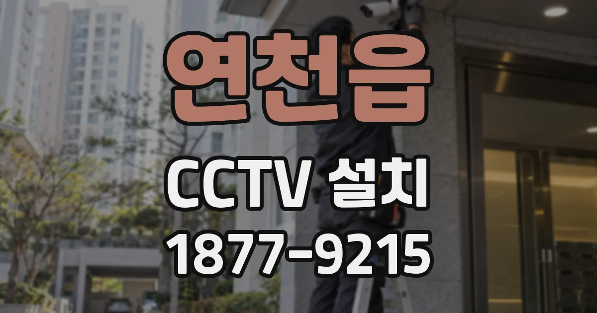 연천읍 CCTV 설치