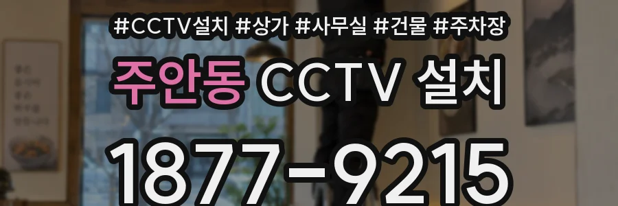 주안동 CCTV 설치