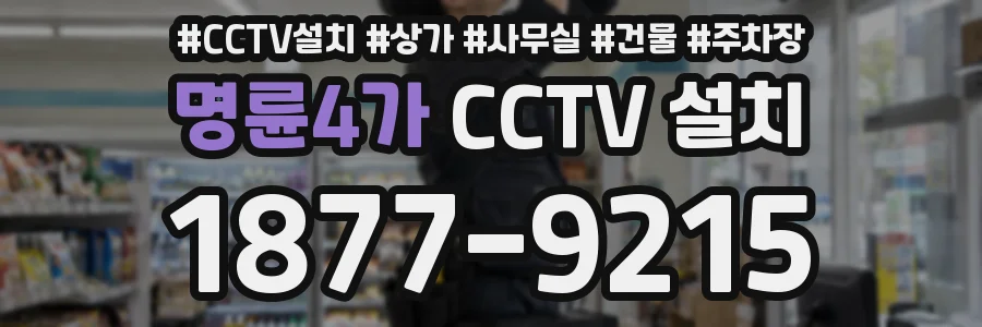 명륜4가 CCTV 설치